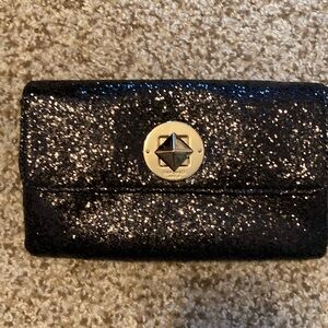 Black sparkling Kate Spade clutch